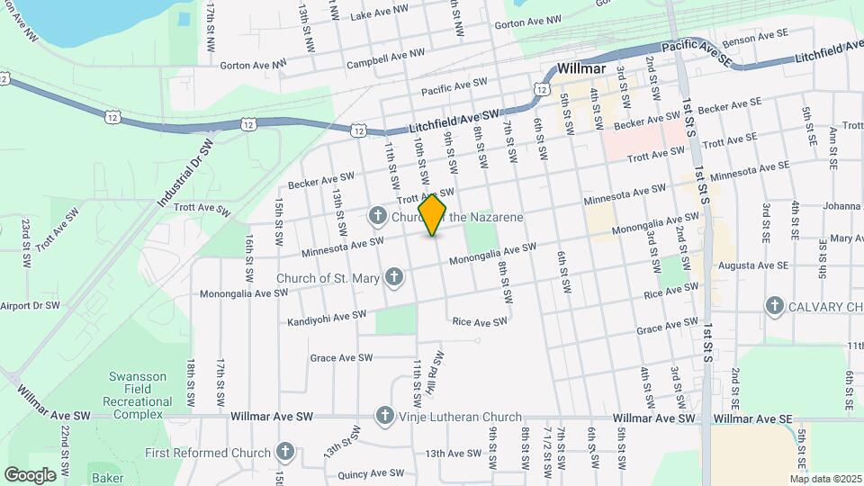 606 10th St SW Map and Location Details