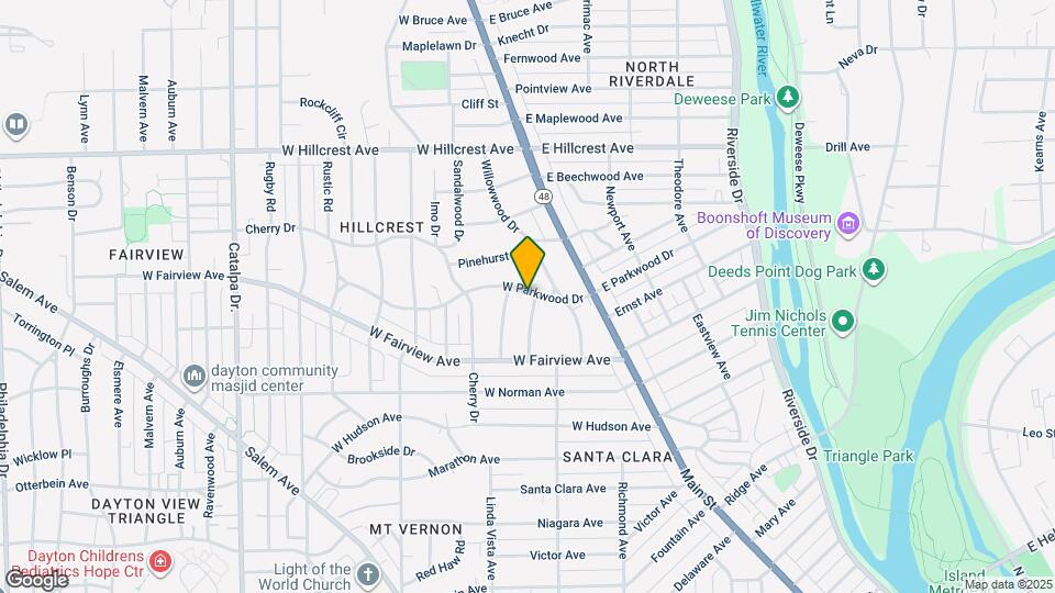 144 W Parkwood Dr Map and Location Details