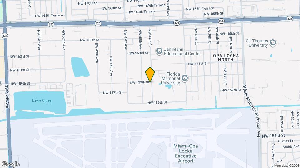 4472 NW 159th St Map and Location Details