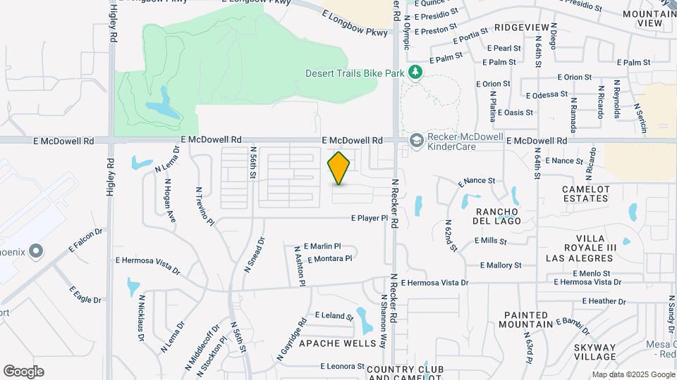 5837 E Nance St Map and Location Details