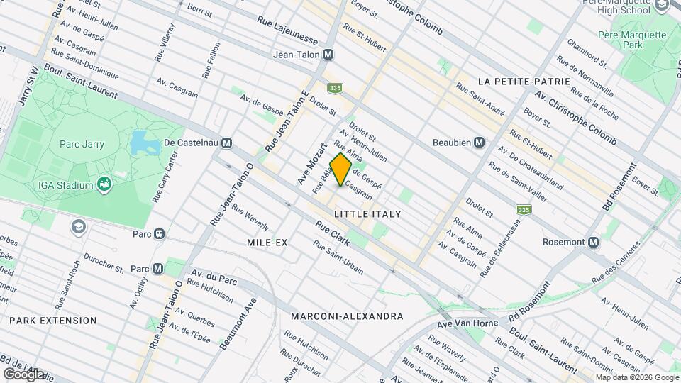 54-62 Dante Rue Map and Location Details