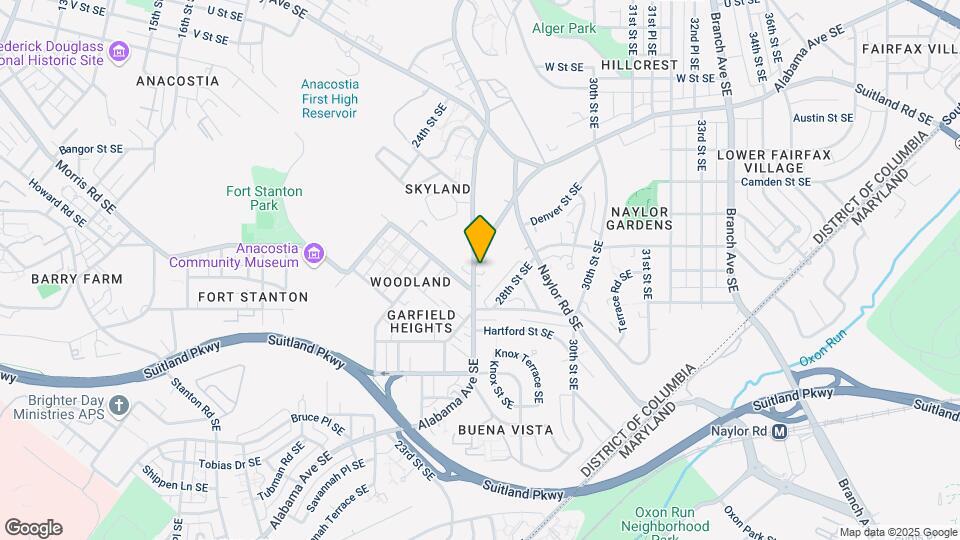 2495-2497 Alabama Ave SE Map and Location Details