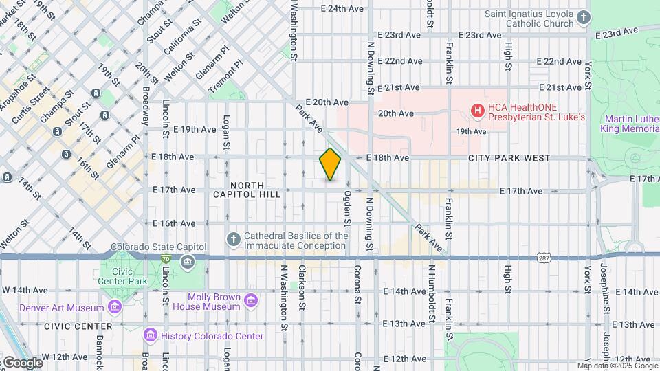 1700 Emerson St Map and Location Details