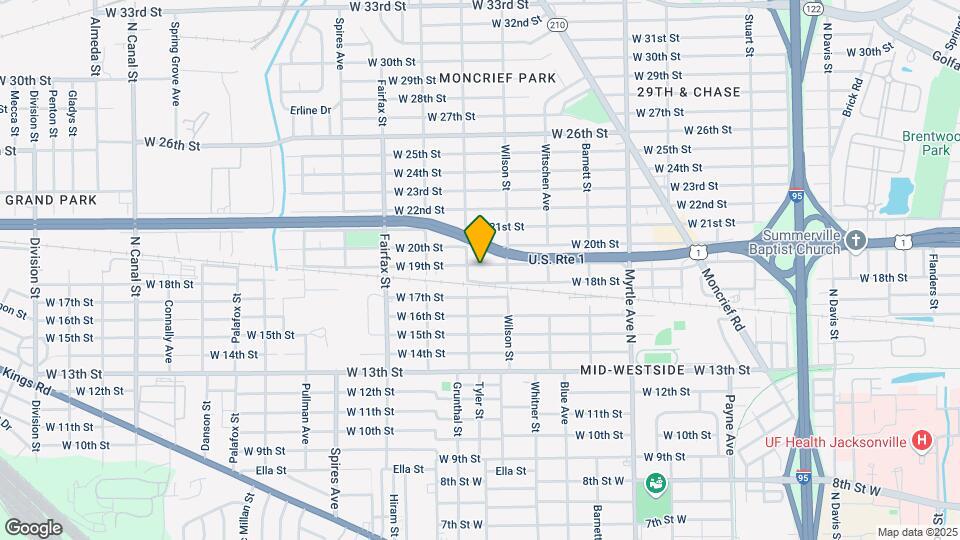 1580 W 19th St-Unit -2 Map and Location Details