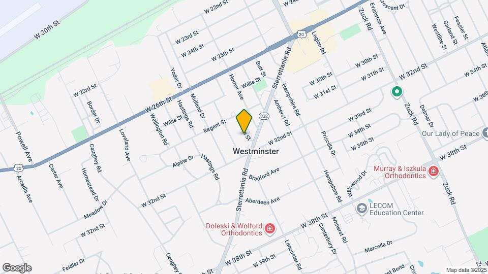 3026 Caton St Map and Location Details