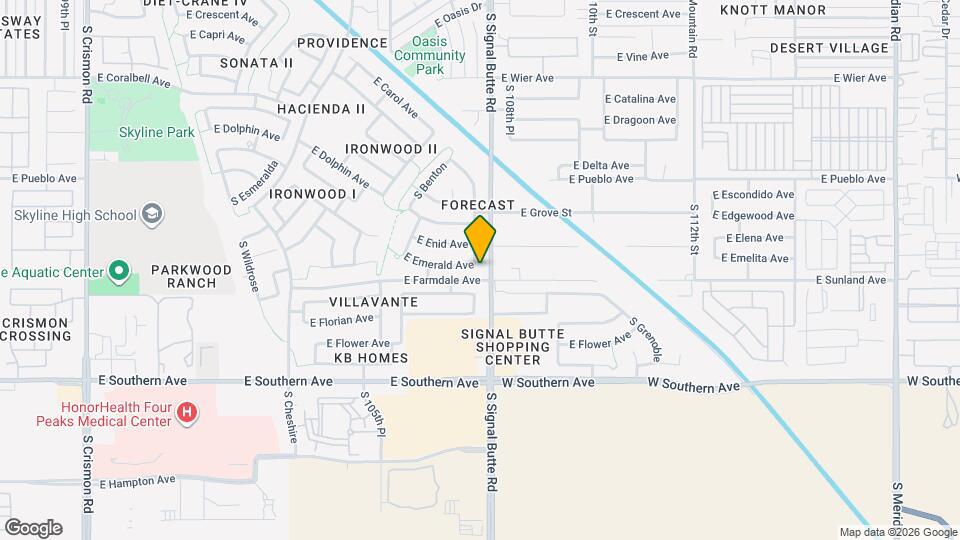 955 S Del Rancho Map and Location Details