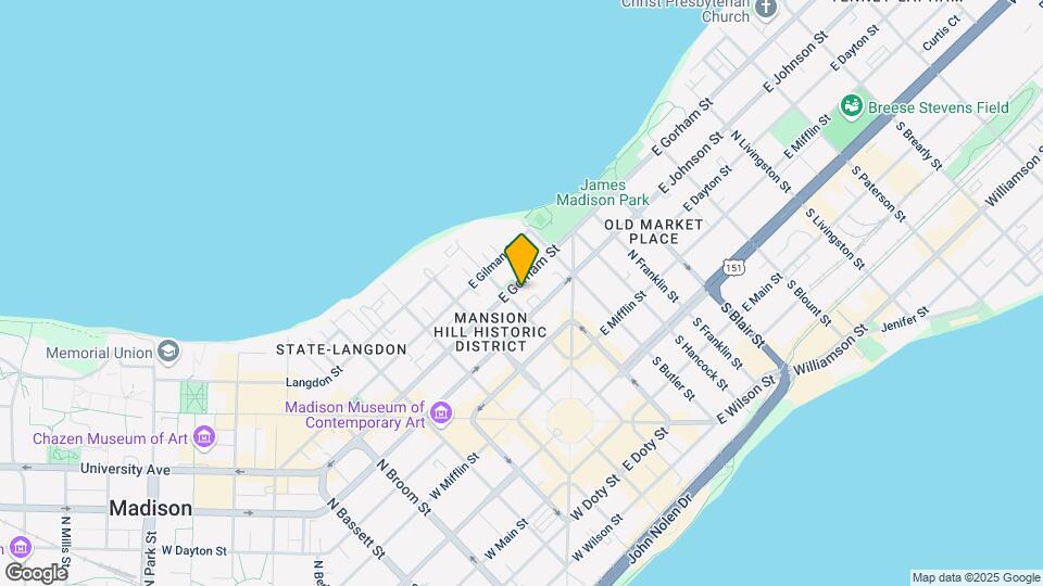 109 E Gorham St, Unit 4 Map and Location Details