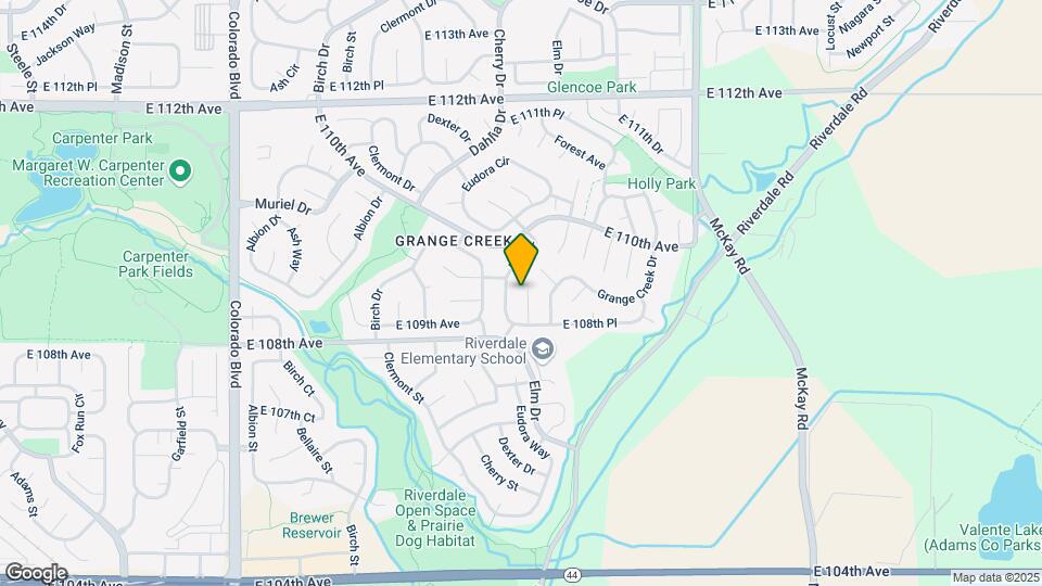 10883 Fairfax Way Map and Location Details