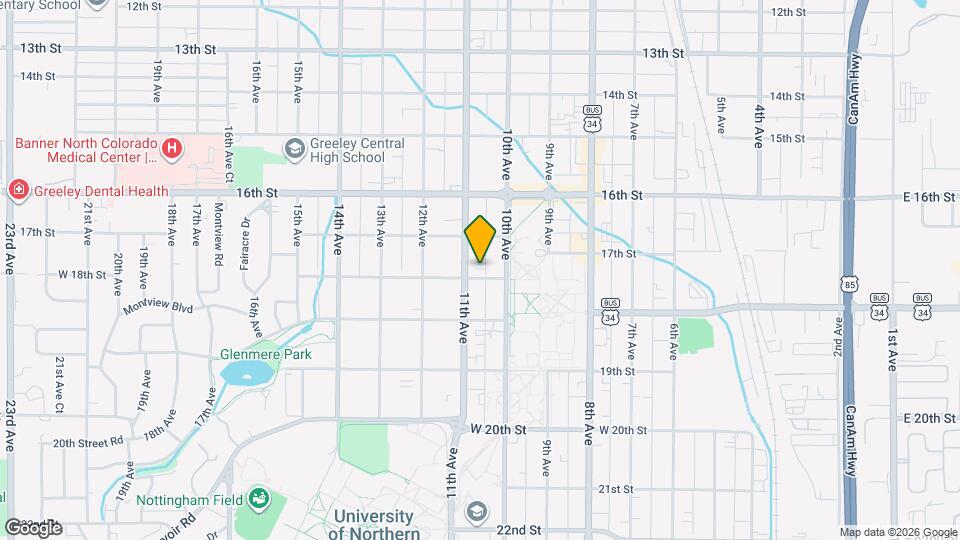 1017 18th St Map and Location Details