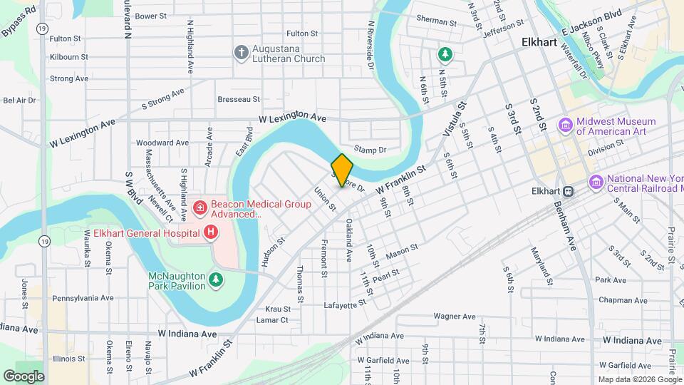 1003 Hudson St Map and Location Details