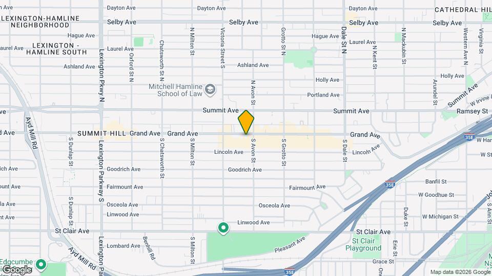 814 Grand Ave Map and Location Details