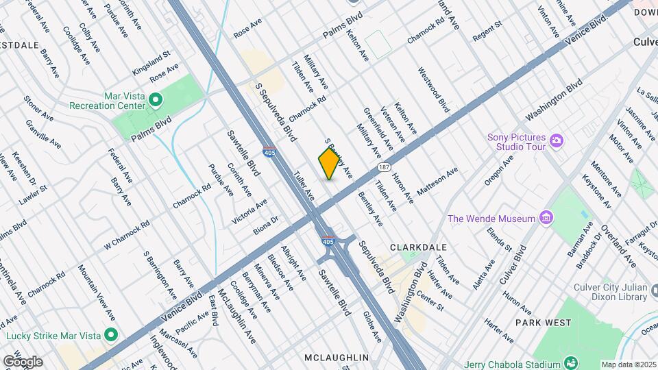 3754 South Sepulveda Map and Location Details