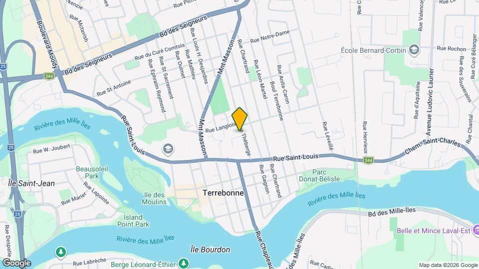 450 Théberge Rue Map and Location Details