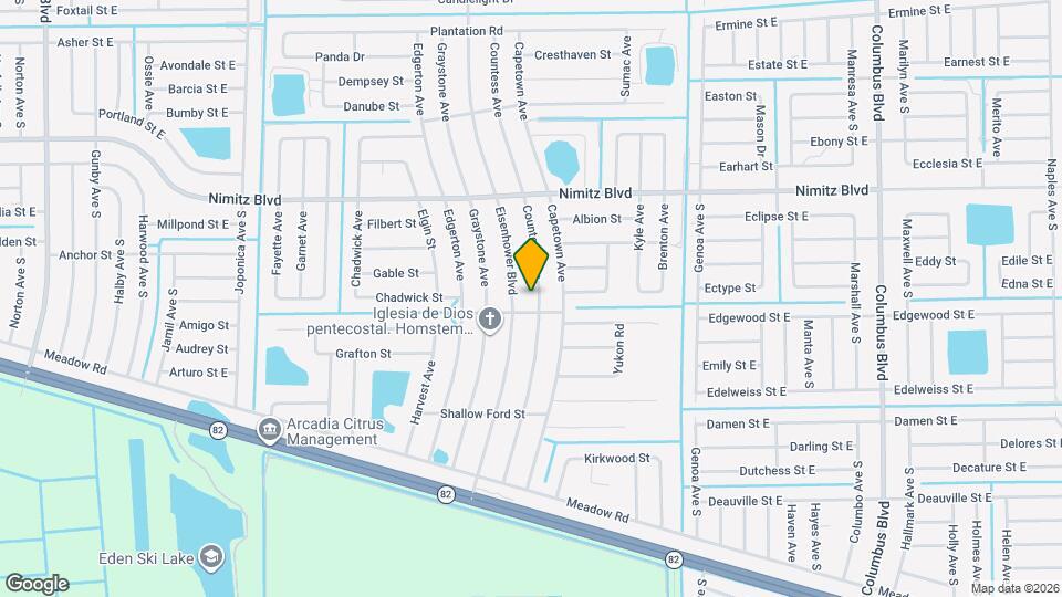 1062 Countess Ave Map and Location Details