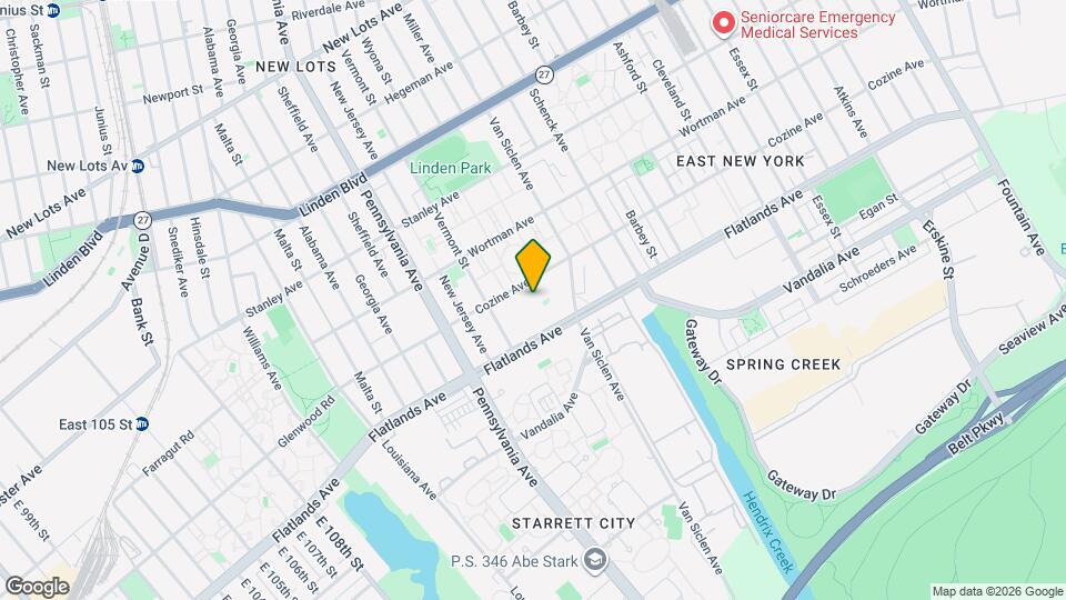 200 Cozine Ave, Unit 4K Mapa y Detalles de la Ubicación