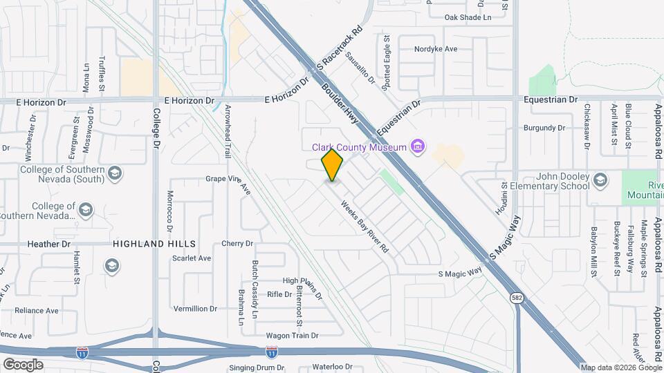 970 Colorado Creek Ct Map and Location Details