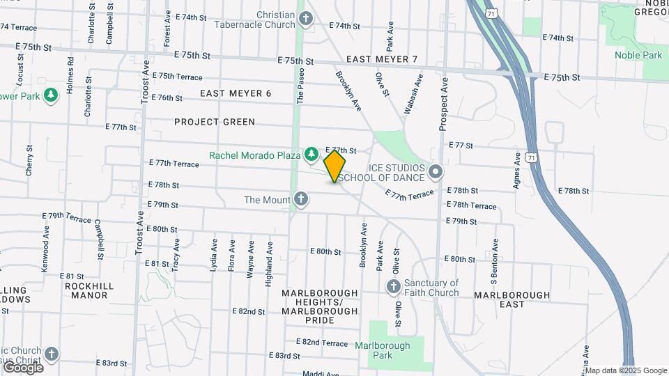 1856 E 78th St Map and Location Details