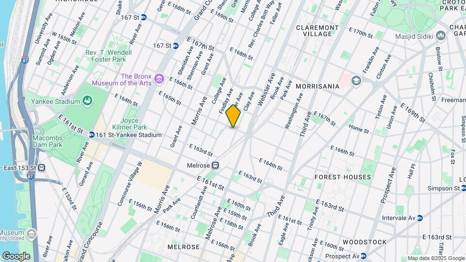 378 E 165th St Mapa y Detalles de la Ubicación