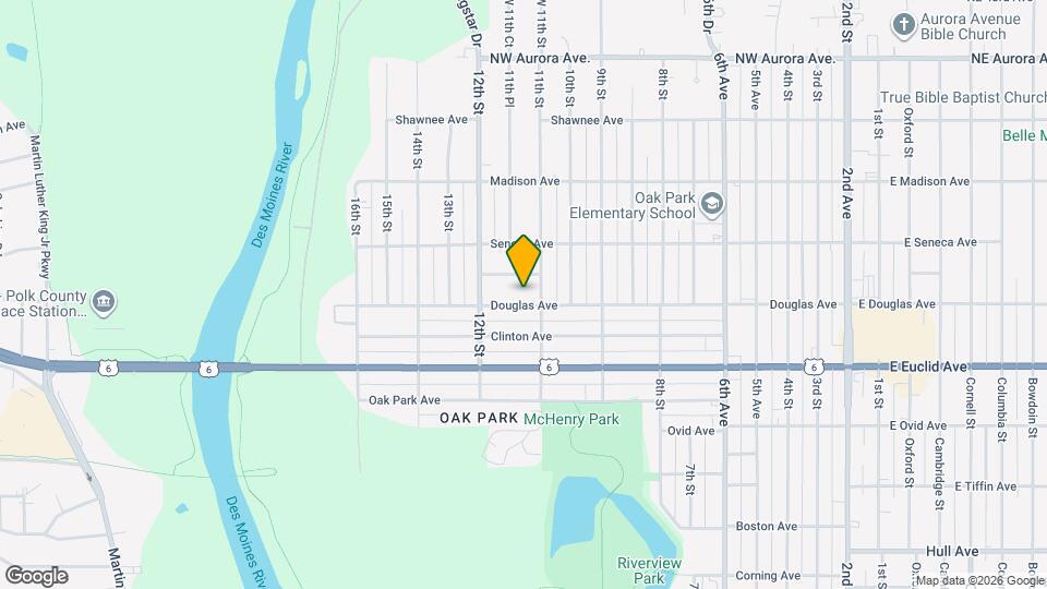 1113 Douglas Ave Map and Location Details