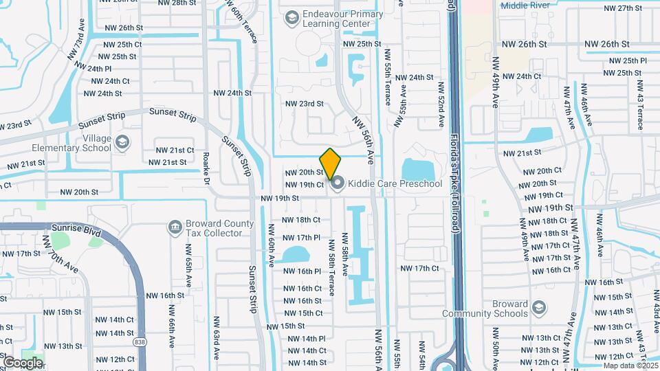 1916 NW 58th Terrace Map and Location Details