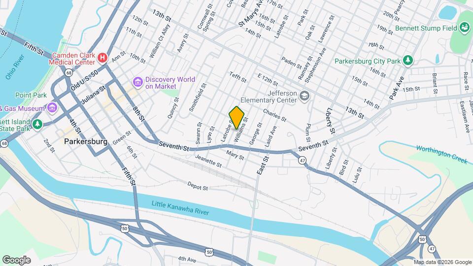 810 Virginia Ave Map and Location Details