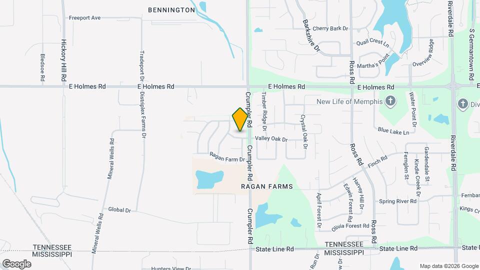 6416 Valley Oak Dr Map and Location Details