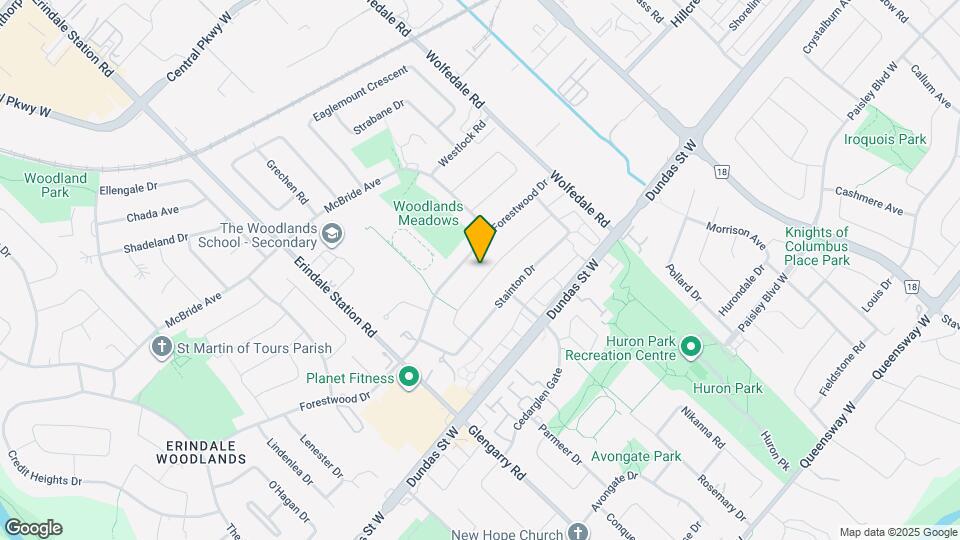 943 Blairholm Ave Map and Location Details