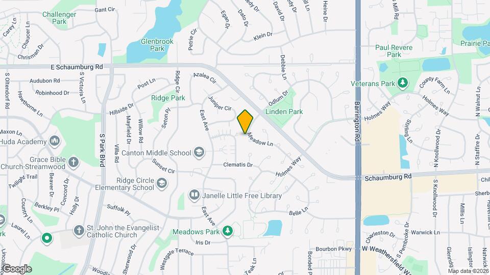 2857 Meadow Ln Map and Location Details