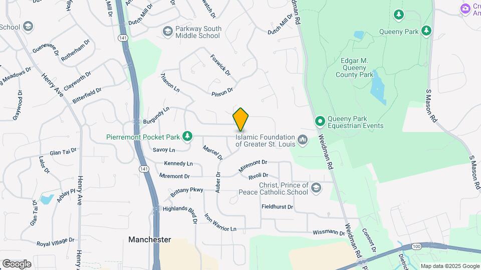 1121 Dauphine Ln Map and Location Details