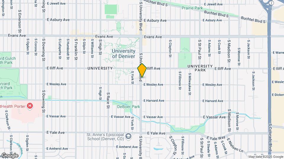 2374 S University Blvd Map and Location Details