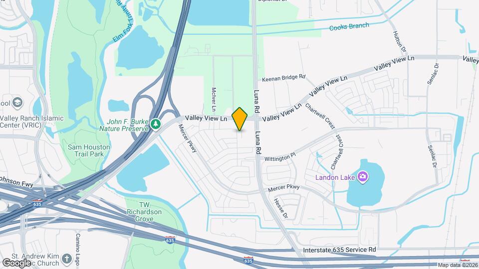 12834 Perrin Ln. Map and Location Details