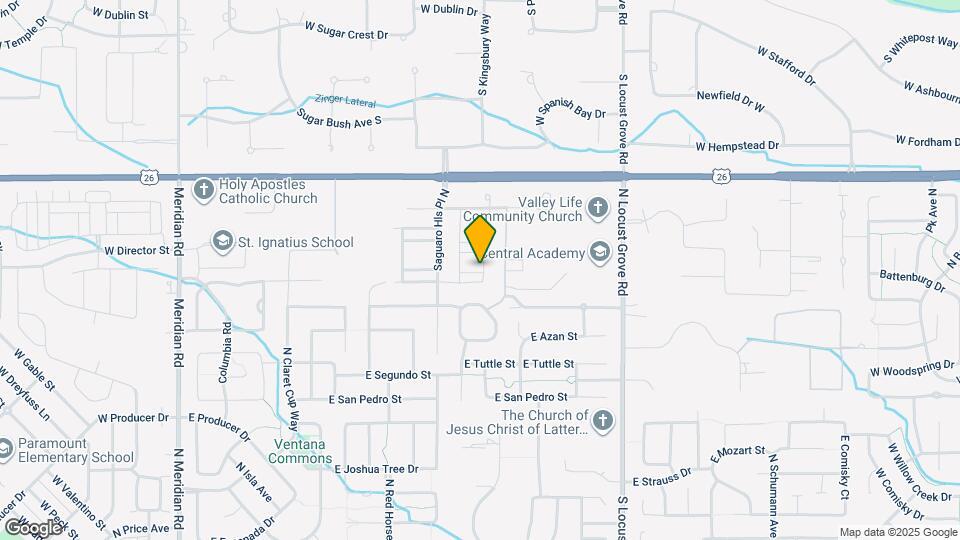 1080 E Martello Ln Map and Location Details
