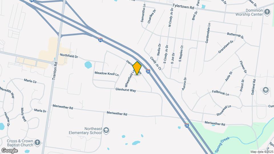 945 Wheatfield Ct Map and Location Details