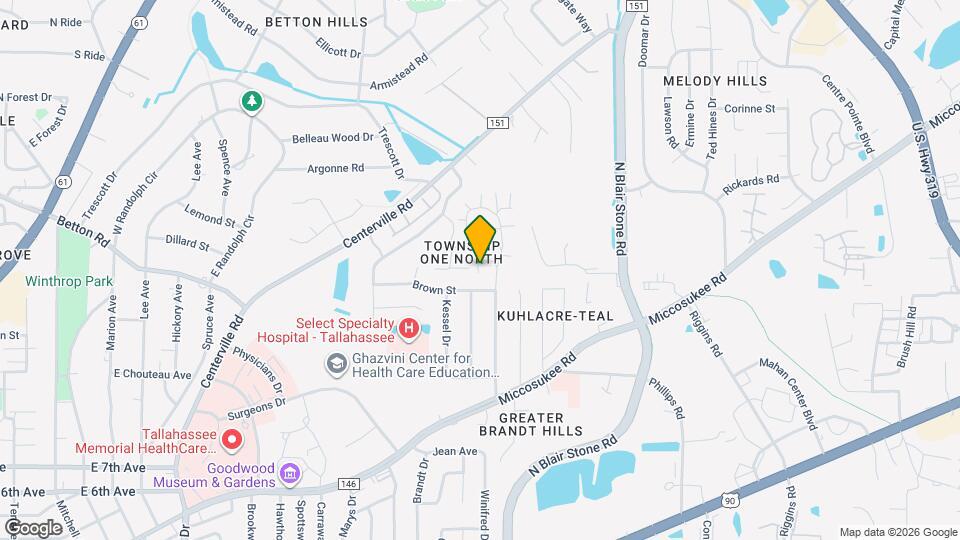 1608 Akridge Dr Map and Location Details