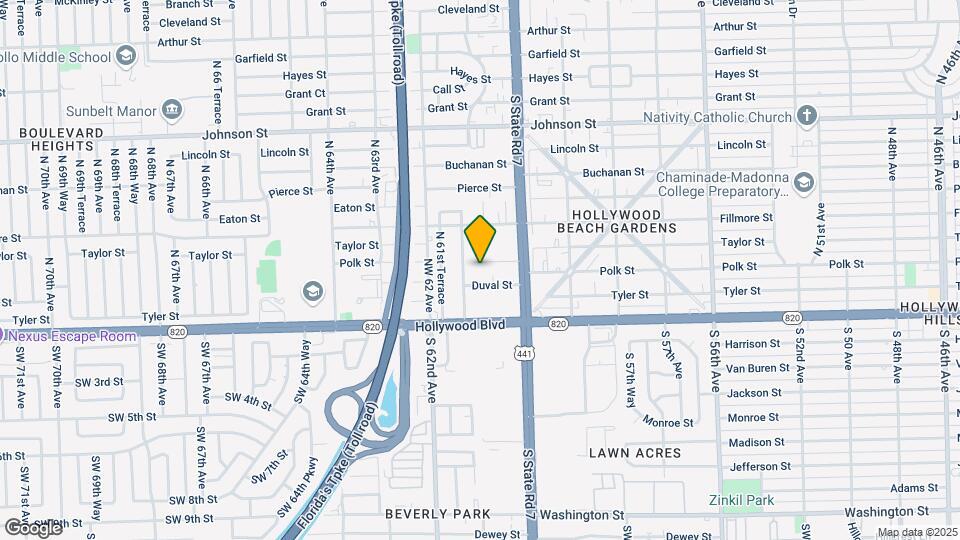 6046 Polk St Mapa y Detalles de la Ubicación
