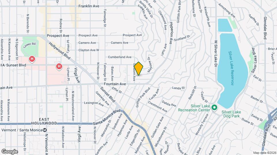 3923 Fernwood Ave Map and Location Details