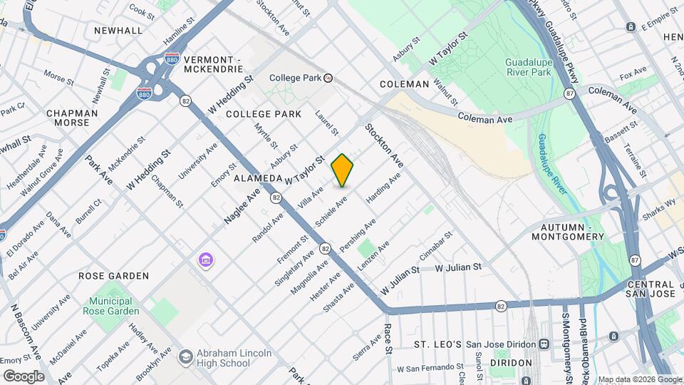 931 Schiele Ave, Unit 2 Map and Location Details
