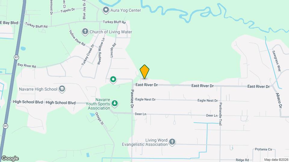 8934 E River Dr Map and Location Details