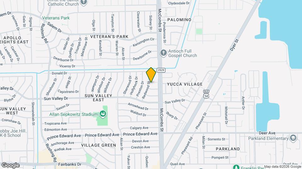 10344 Redwood St Map and Location Details
