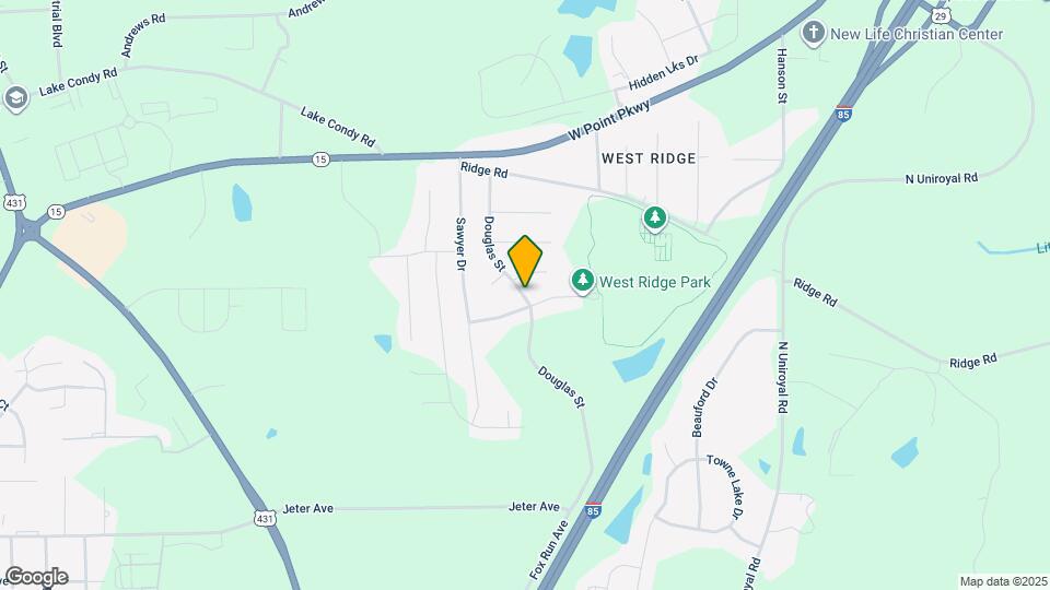 1189 Douglas St Map and Location Details