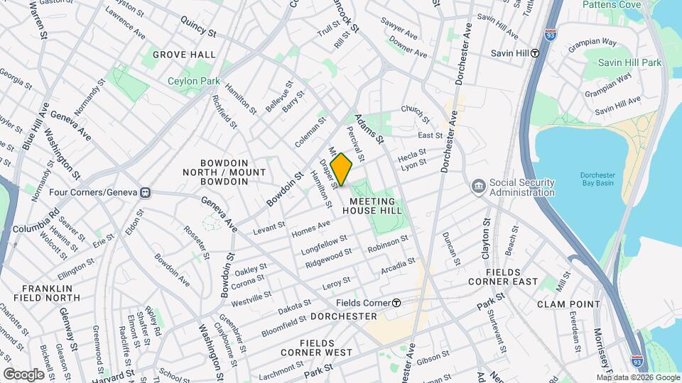 105 Draper St, Unit #2 Mapa y Detalles de la Ubicación