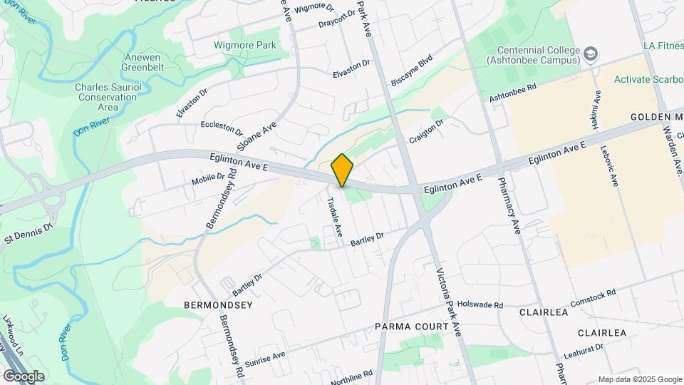 1785 Eglinton Av E Map and Location Details
