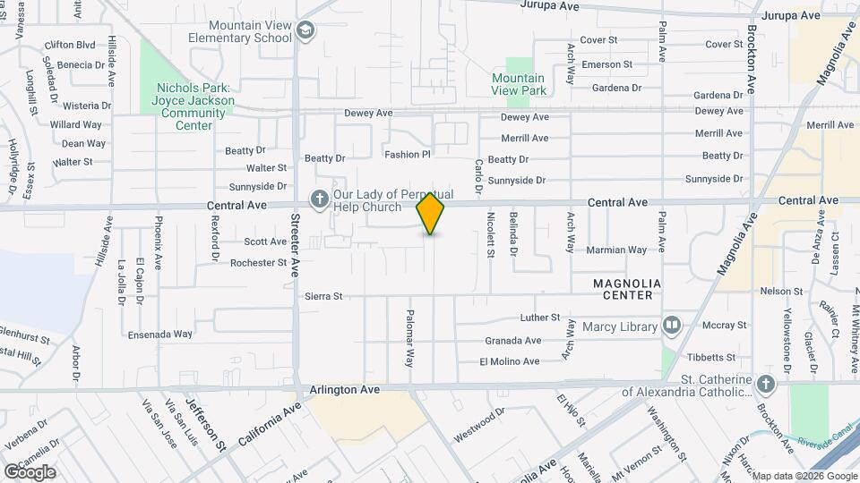 6688 Montclair Dr Map and Location Details