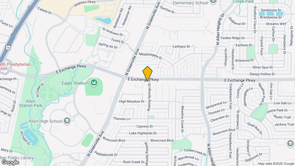 1113 Roaring Springs Dr Map and Location Details