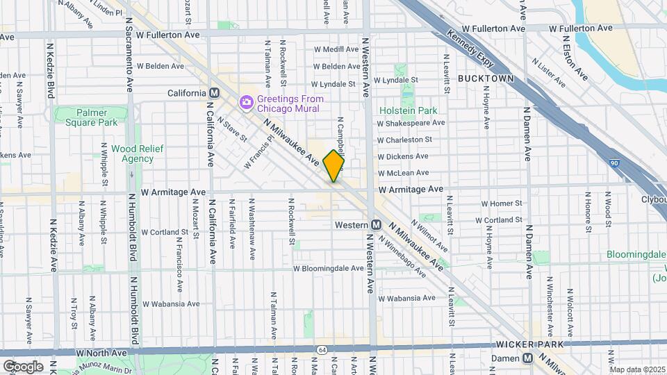 2450 W Armitage Ave Mapa y Detalles de la Ubicación