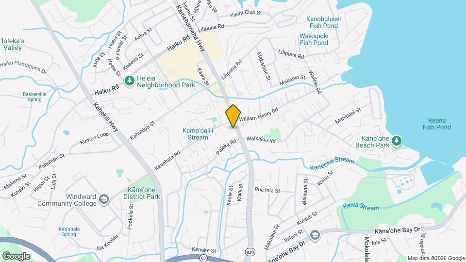 45-735 Kamehameha Hwy Map and Location Details