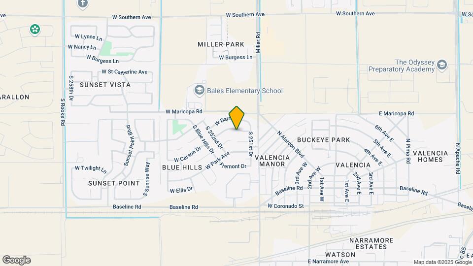 25179 W Maldonado Dr Map and Location Details