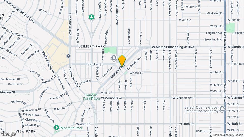 4206 Leimert Blvd, Unit 4212 Mapa y Detalles de la Ubicación