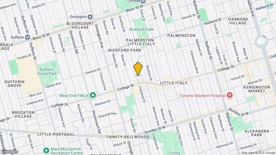 419 Crawford St Map and Location Details