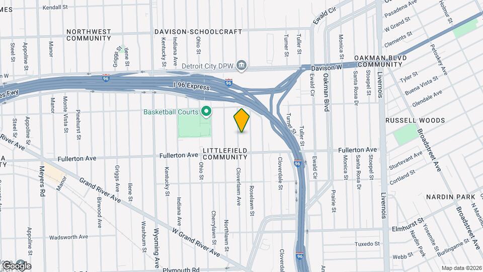 12666 Cloverlawn Ave Map and Location Details